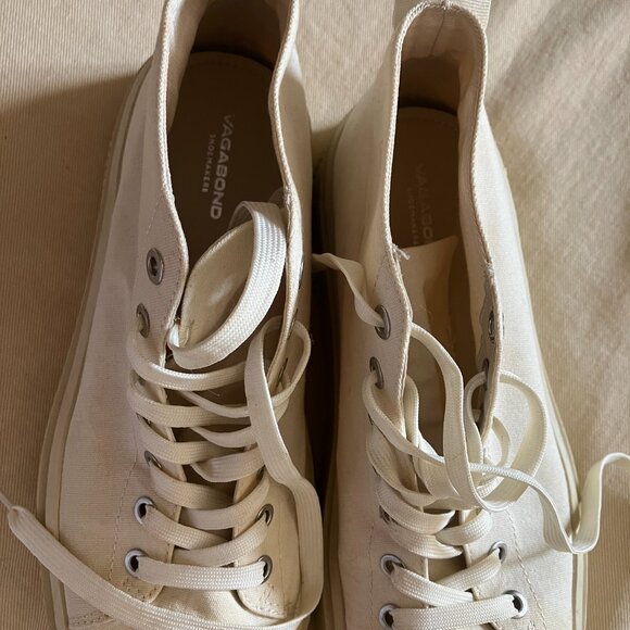 Vagabond Canvas and Leather Platform Sneakers Size 11 - Picture 4 of 10